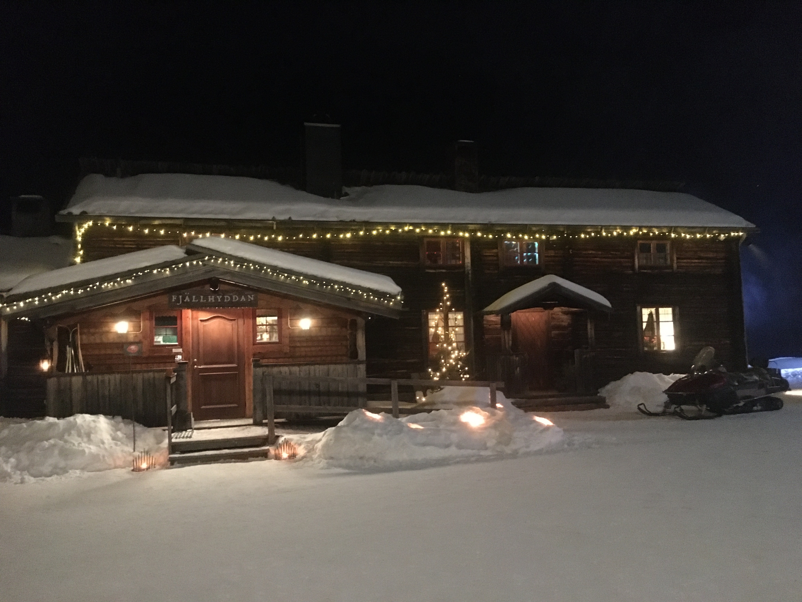 Här är Knappgården i utförande som "Fjällhyddan"